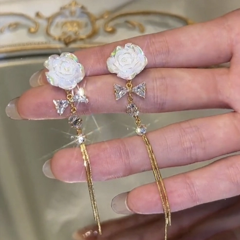 溫柔山茶花珍珠項錬