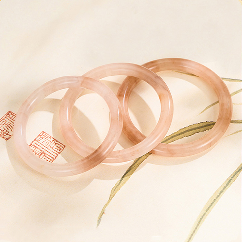 半荷半煙民國風玉手鐲