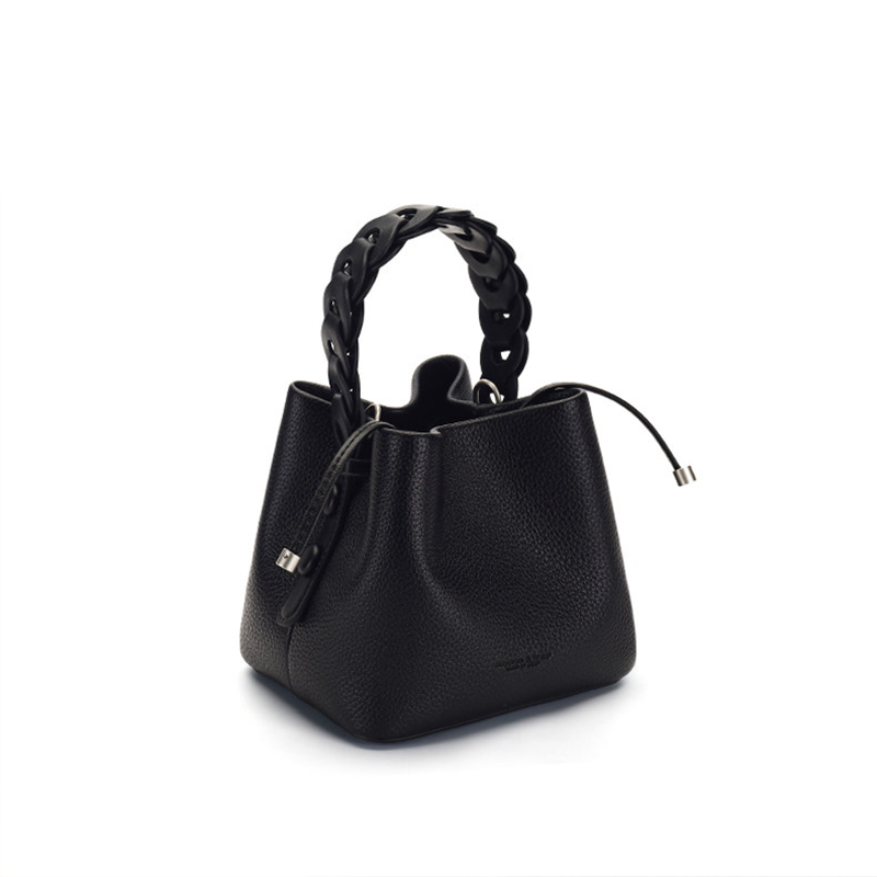 簡約百搭純牛皮手提包斜肩包