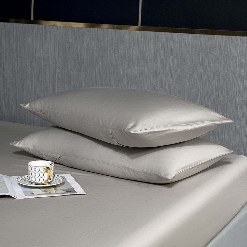 60S純棉貢緞枕頭套信封式枕套一對