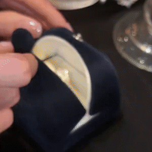 鋯石蛇形開口戒指 個性簡約食指戒