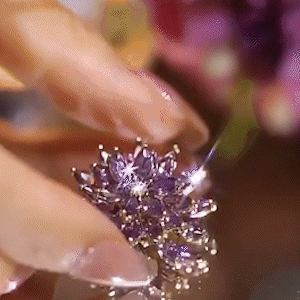 高端精緻雪蓮花胸針