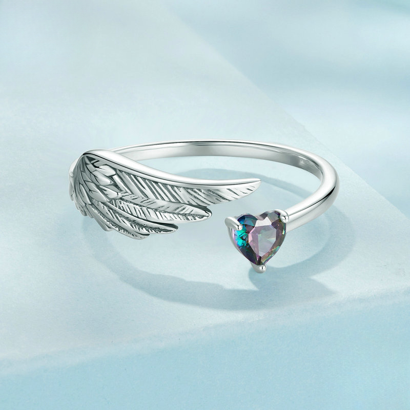 伴你羽飛開口設計戒指