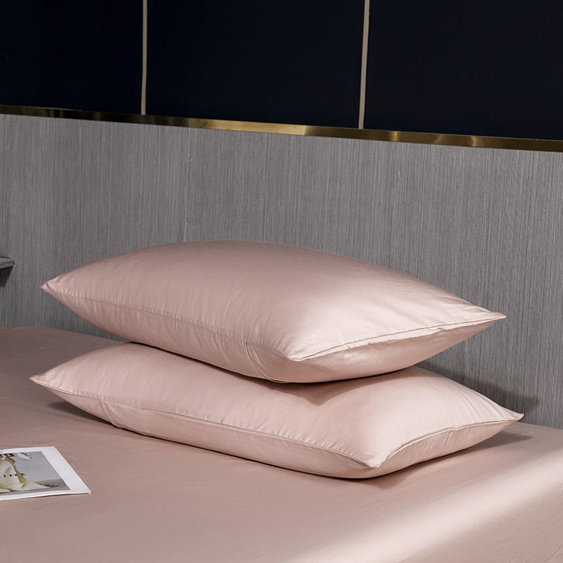 60S純棉貢緞枕頭套信封式枕套一對