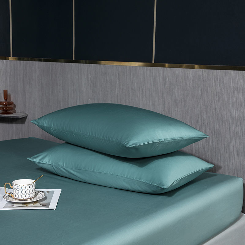 60S純棉貢緞枕頭套信封式枕套一對