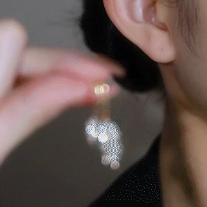 氣質輕奢鋯石葉子耳環