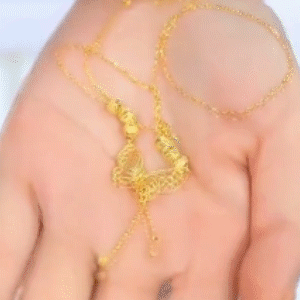 金色轉運蝴蝶項錬