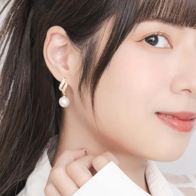 氣質百搭珍珠設計耳環