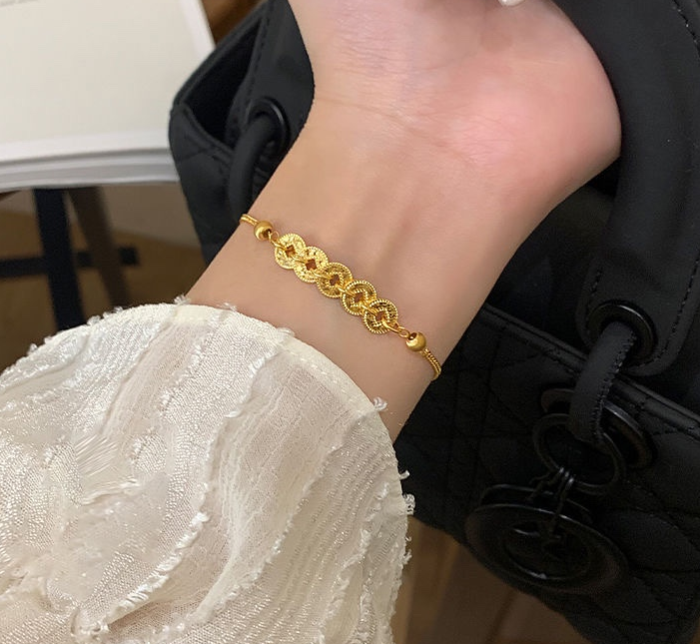 發財金幣輕奢項錬   