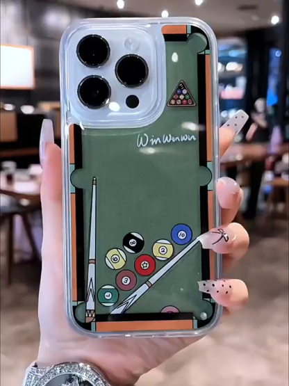 創意流沙殼 趣味桌球iphone保護殼