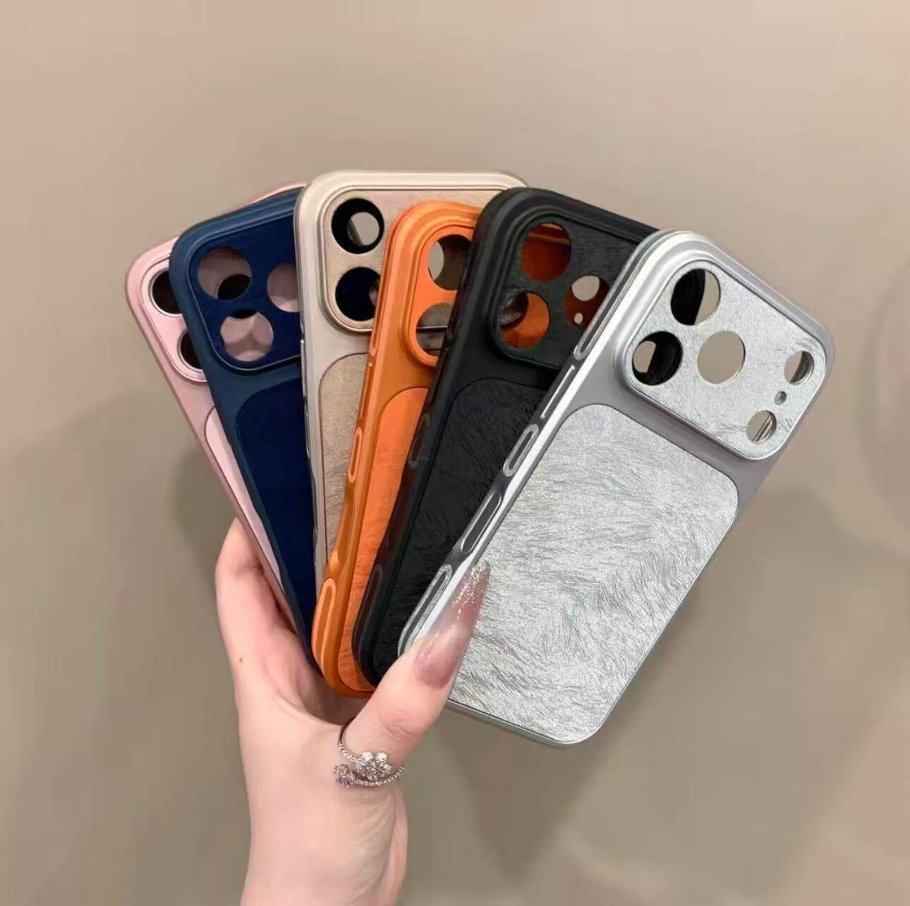 ins高顏值羽紗絨布iPhone保護殼