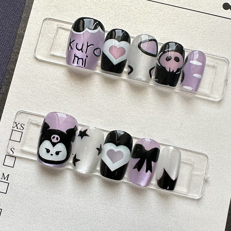 穿戴甲-庫洛米愛心甜美美甲-FANYIACC