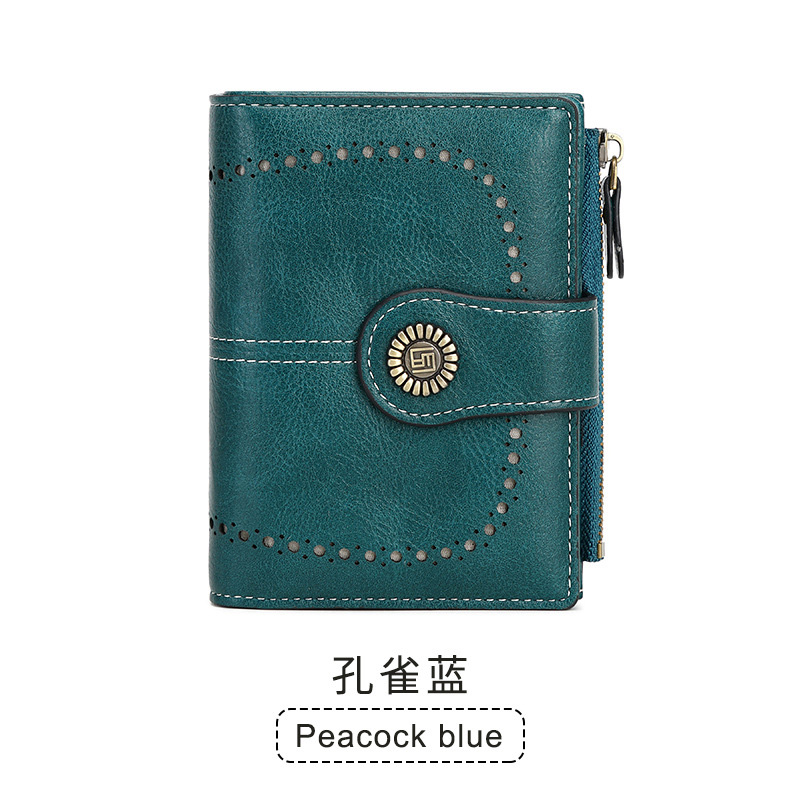 精緻鏤空高檔零皮夾大容量卡包