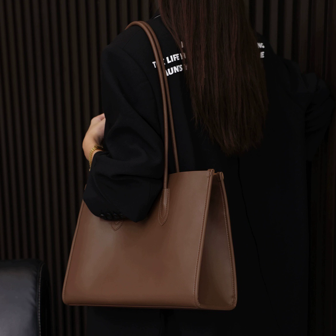 托特女大容量真皮包包