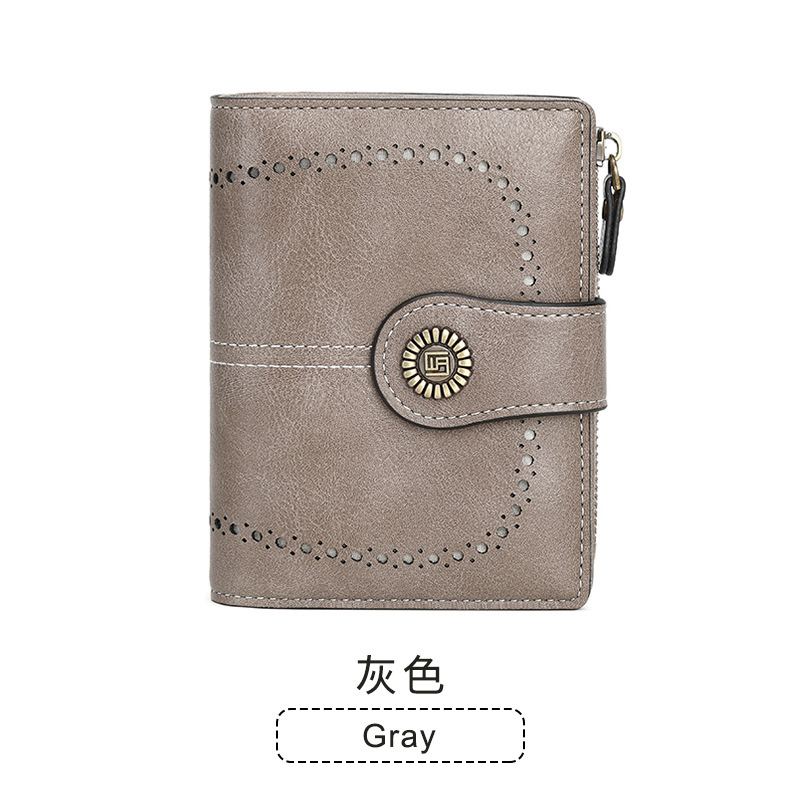 精緻鏤空高檔零皮夾大容量卡包