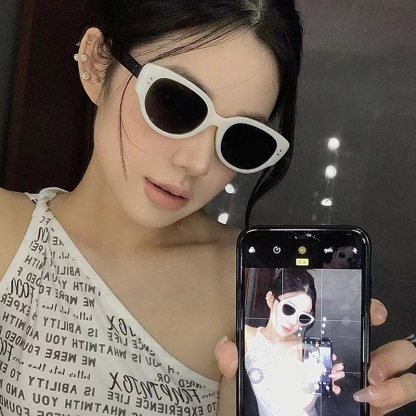 復古貓眼遮陽高級感近視偏光 太陽眼鏡