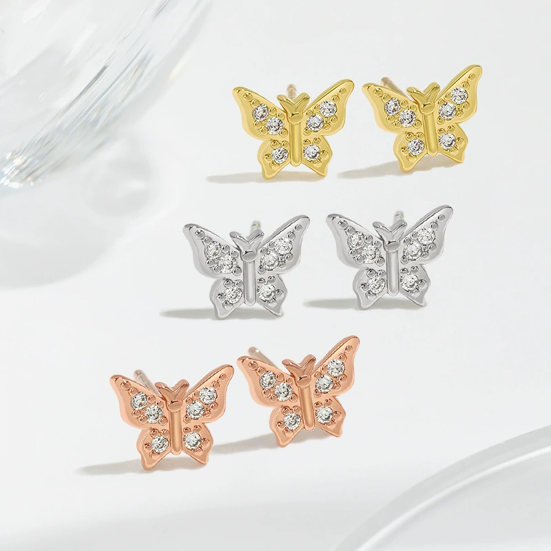 設計感小蝴蝶氣質耳針