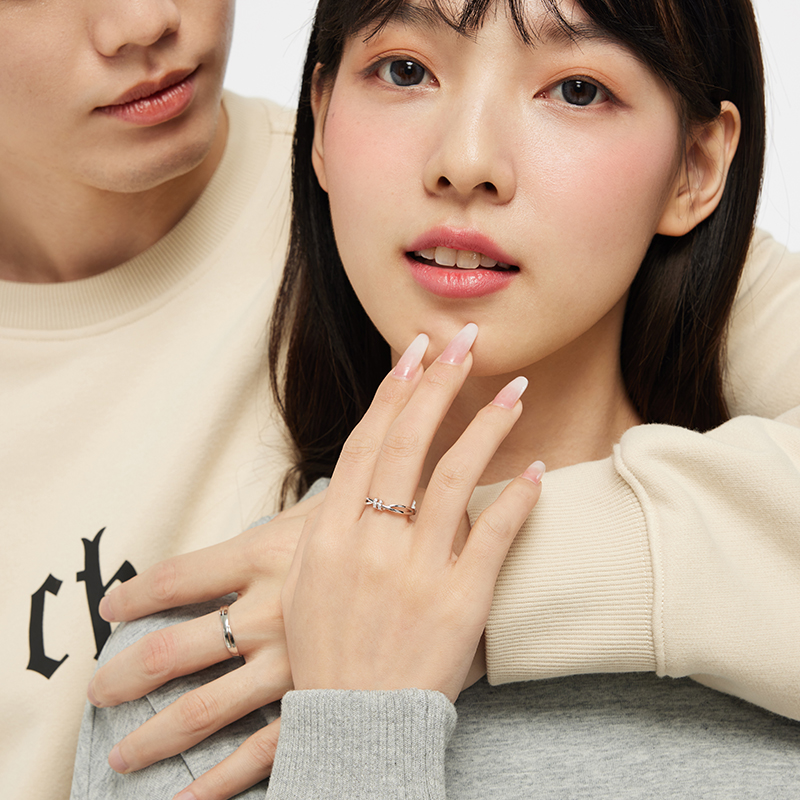 愛意交織情侶對戒