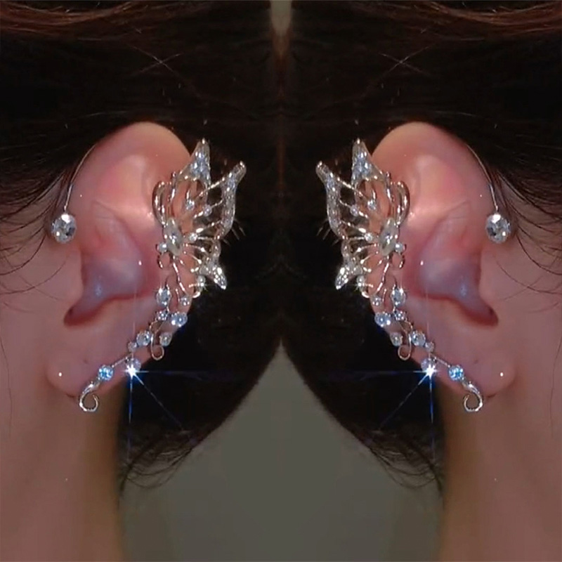 蝴蝶精靈純銀耳骨夾【無耳洞】