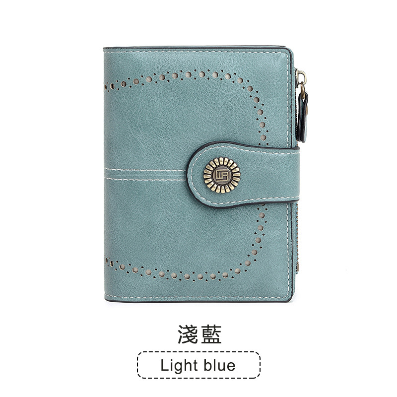精緻鏤空高檔零皮夾大容量卡包