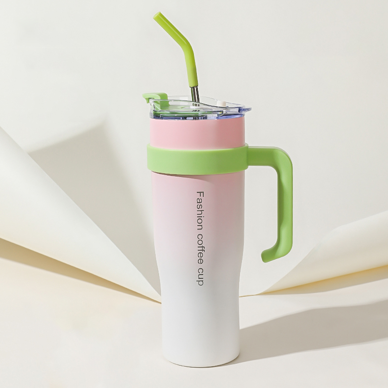 黑粉BLACKPINK雙煞巨無霸保溫杯大容量吸管杯