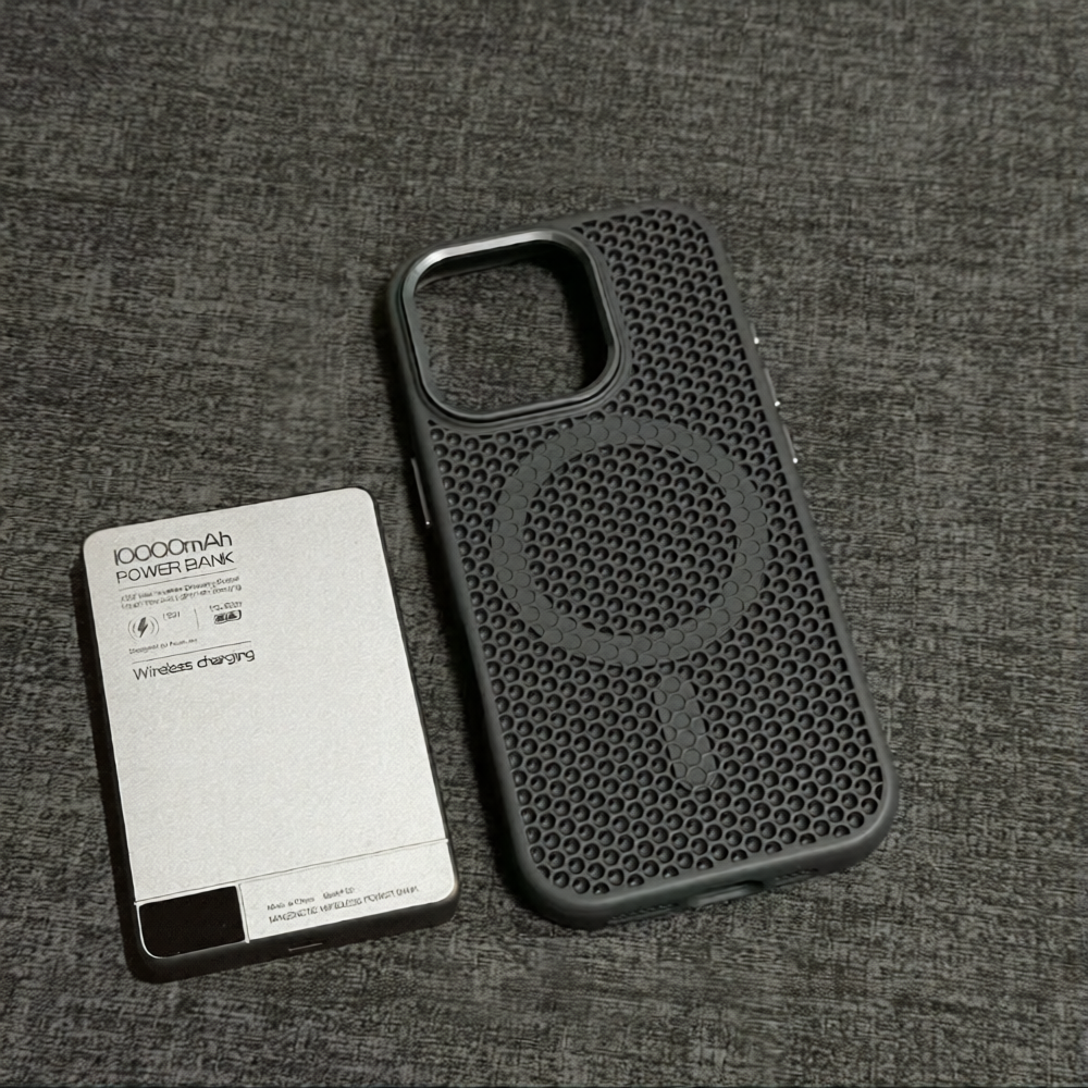 MagSafe磁吸蜂窩散熱防摔保護殼