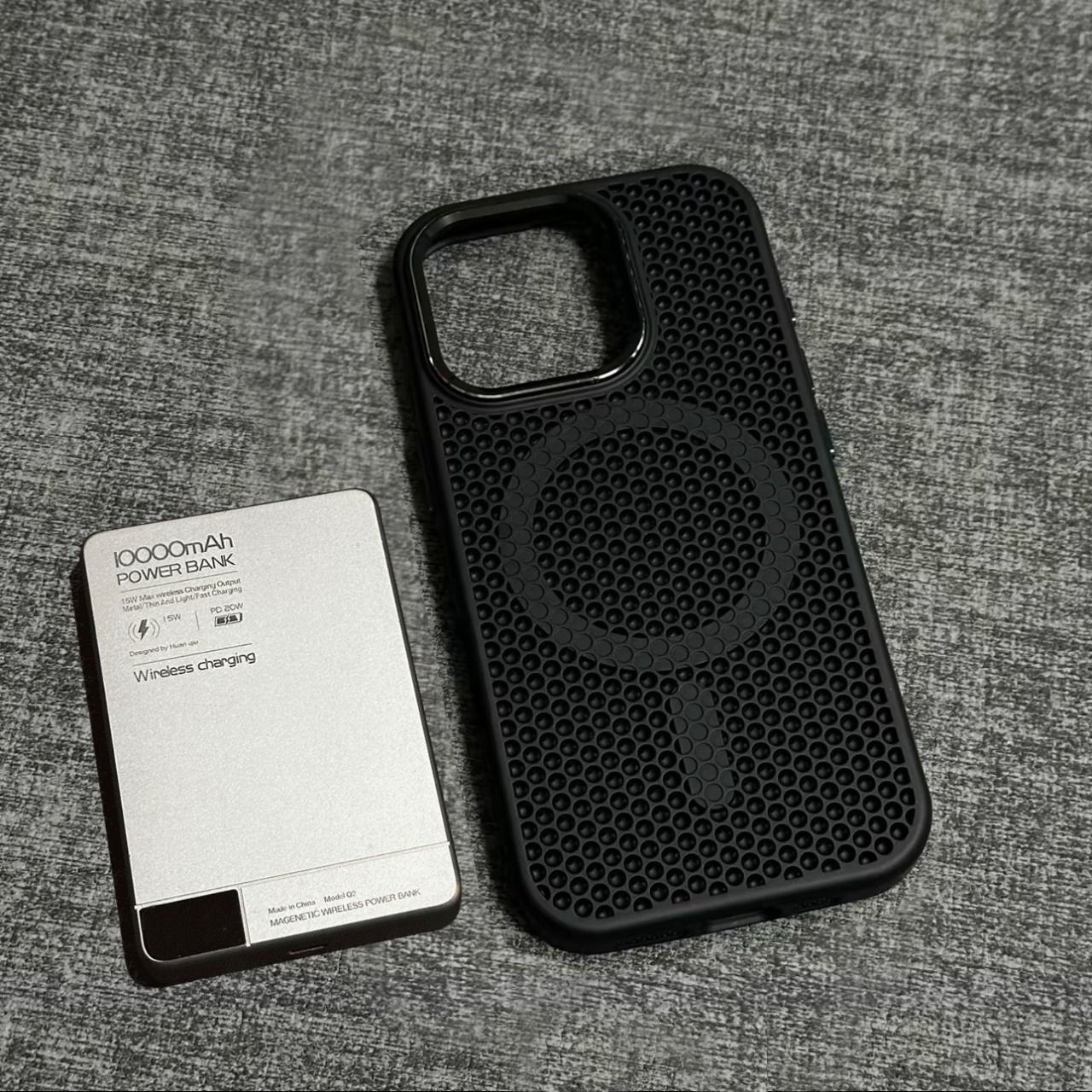 MagSafe磁吸蜂窩散熱防摔保護殼