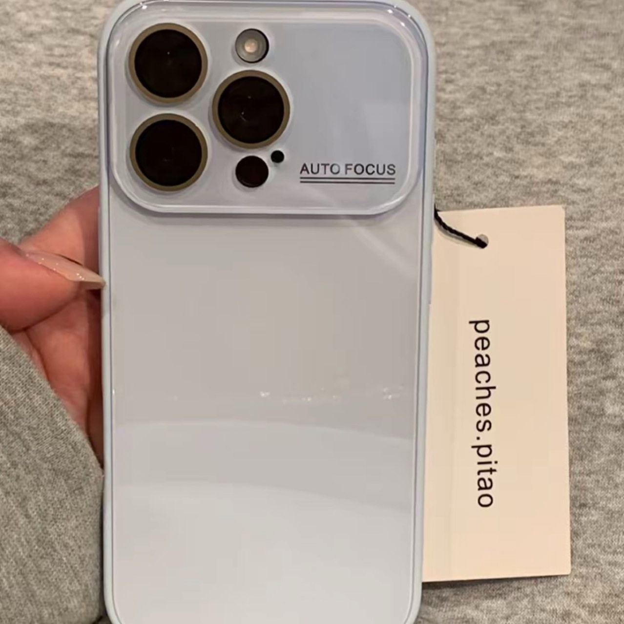 ins高級大視窗玻璃殼ipone保護殼