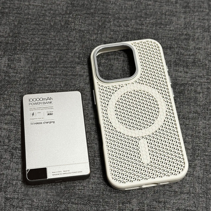 MagSafe磁吸蜂窩散熱防摔保護殼