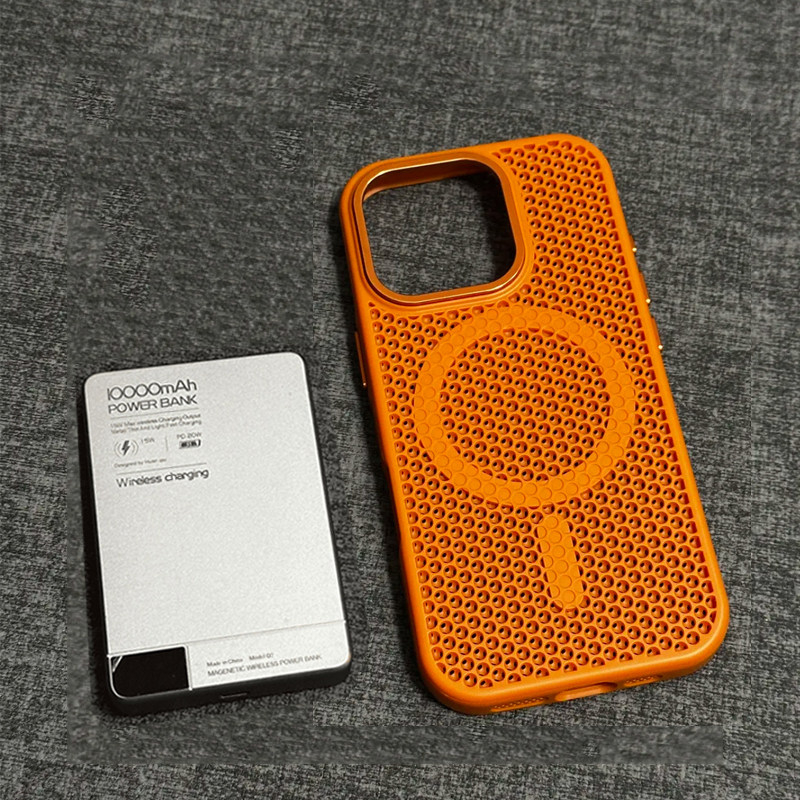 MagSafe磁吸蜂窩散熱防摔保護殼