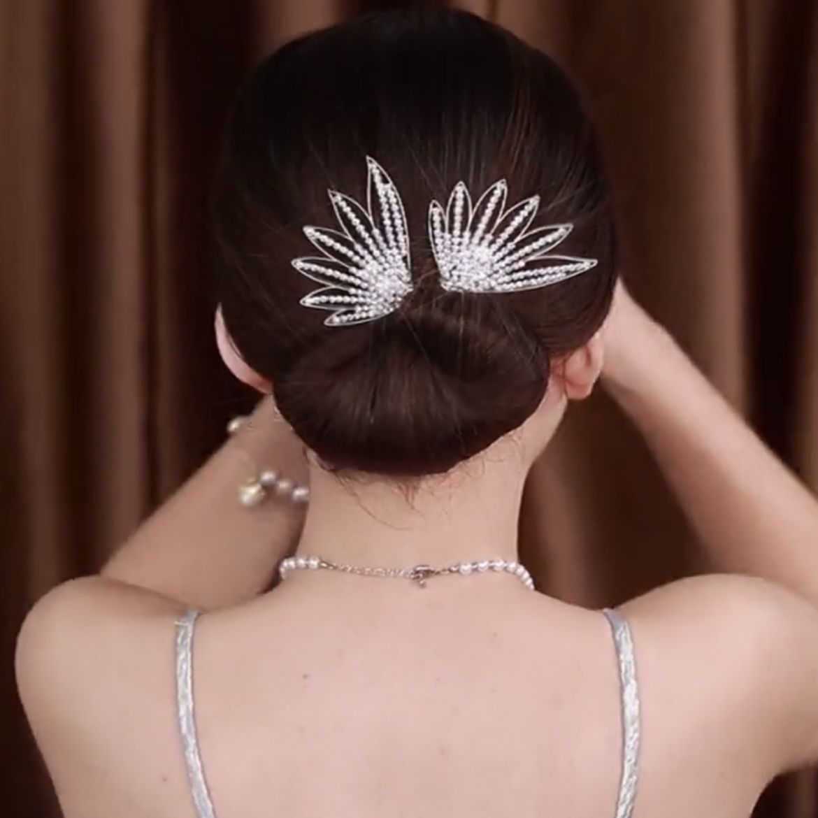 高級感妞妞夾盤髮神器