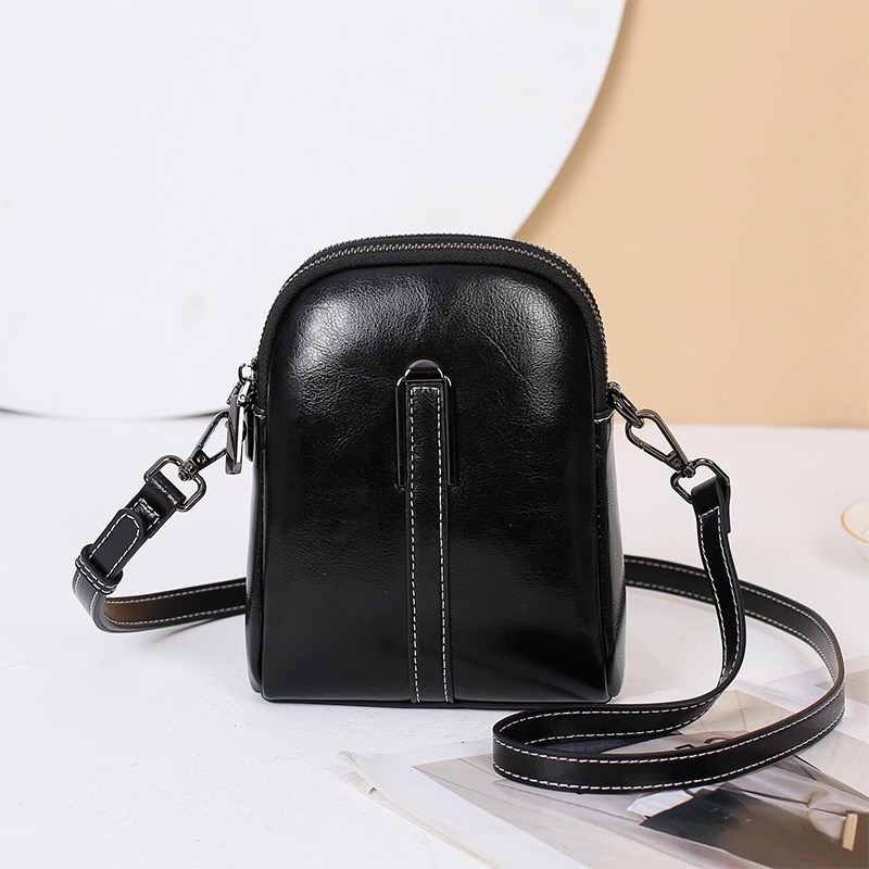 時尚牛皮真皮手機包