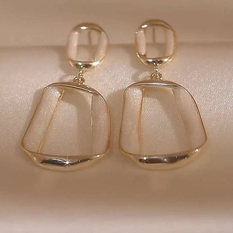 誇張幾何氣質耳環