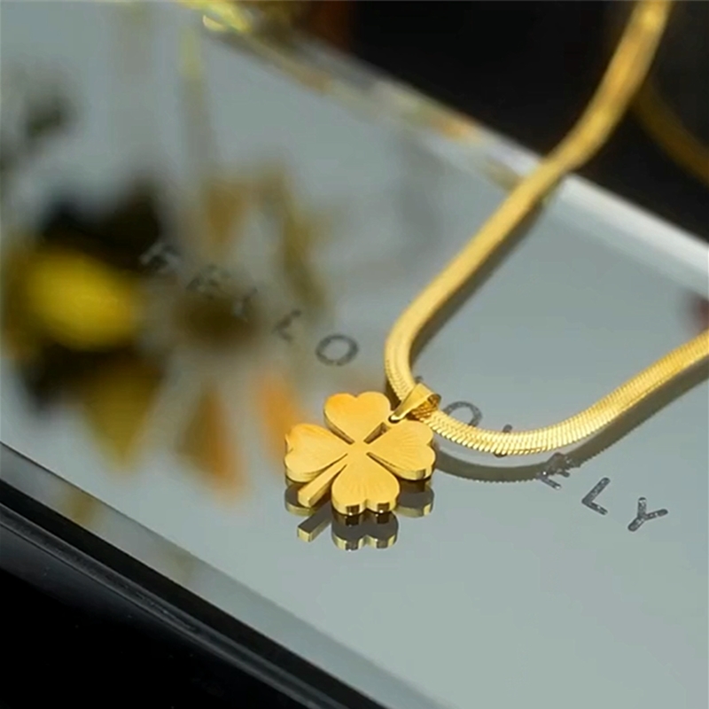 金色四葉草輕奢項鍊