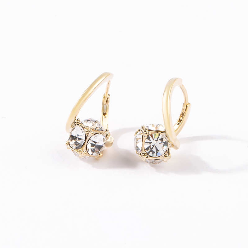 新款一克拉個性耳環