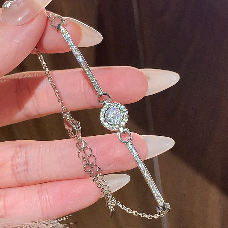閃耀滿天星一克拉鑽石半鐲手錬