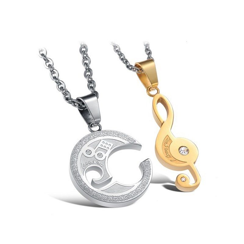 情侶款 | 可愛貓咪黑白純銀項錬•送禮首選