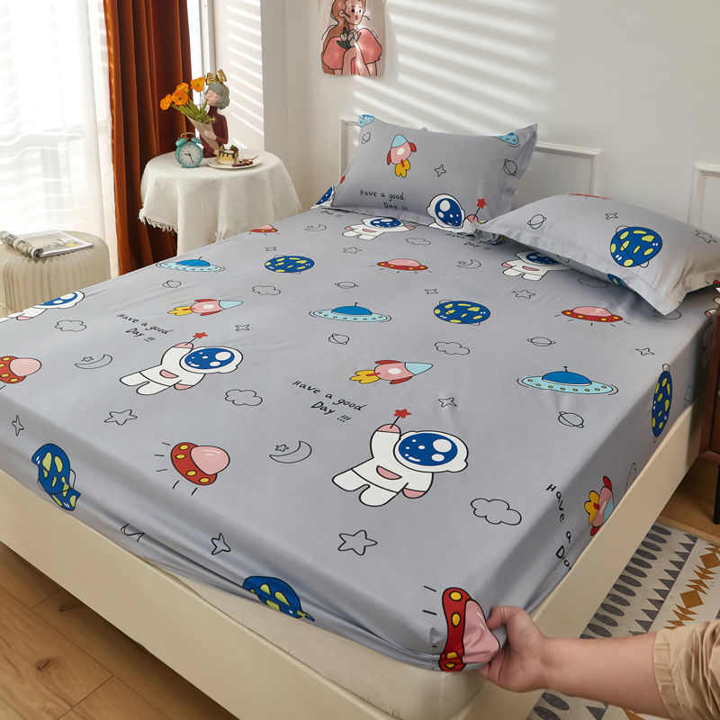 22款花色任選 （40支棉麻）卡通床包