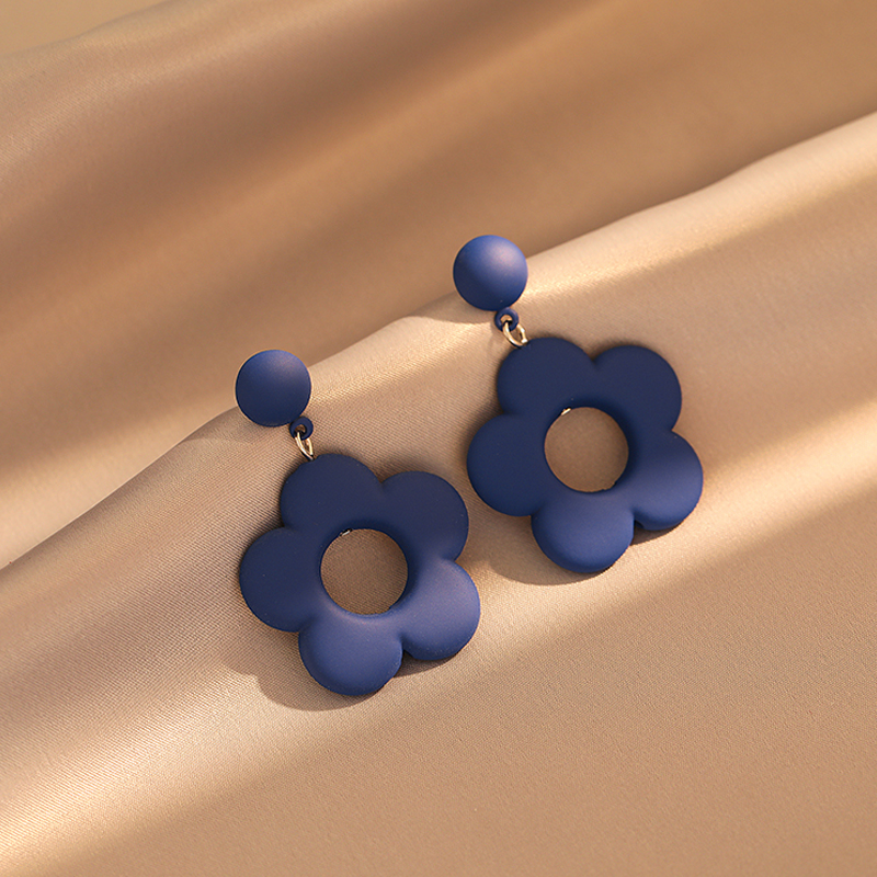 甜美氣質花朵蚊香盤耳夾