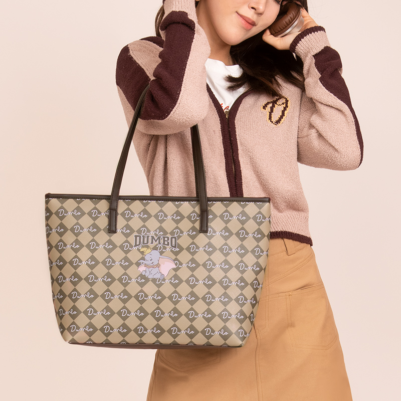 卡通便攜通勤大容量托特手提包