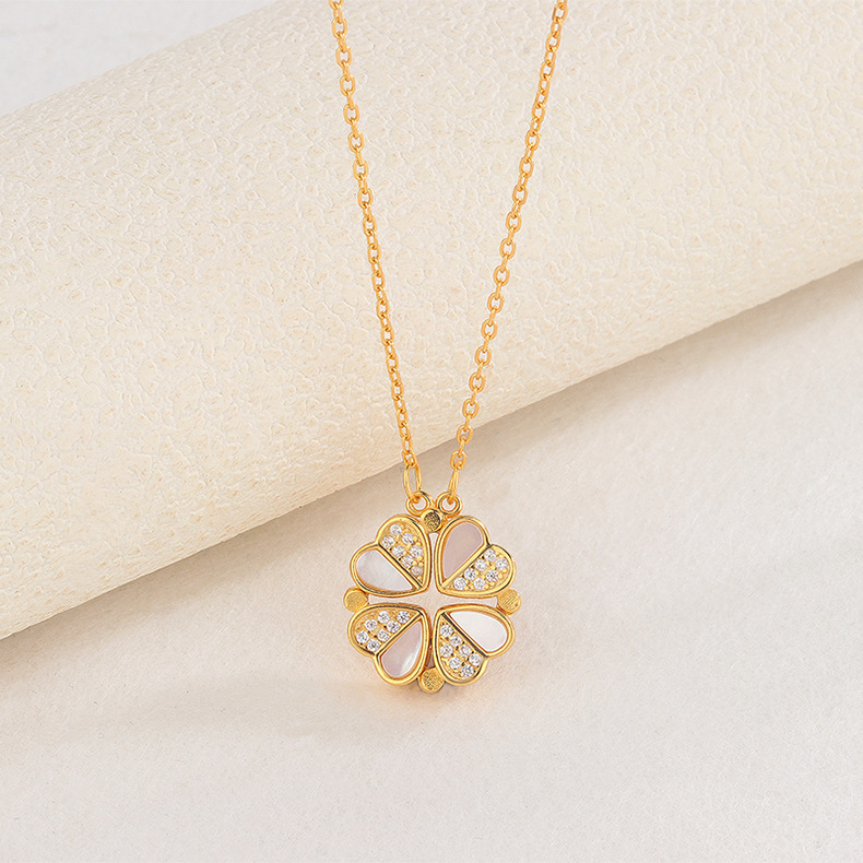 一款兩戴-四葉草項錬