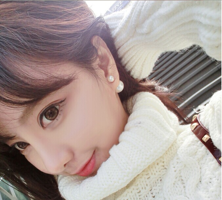 人魚姬大珍珠耳環