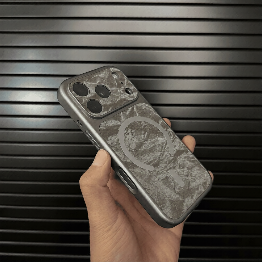 Magsafe磁吸皮紋手感iphone保護殼