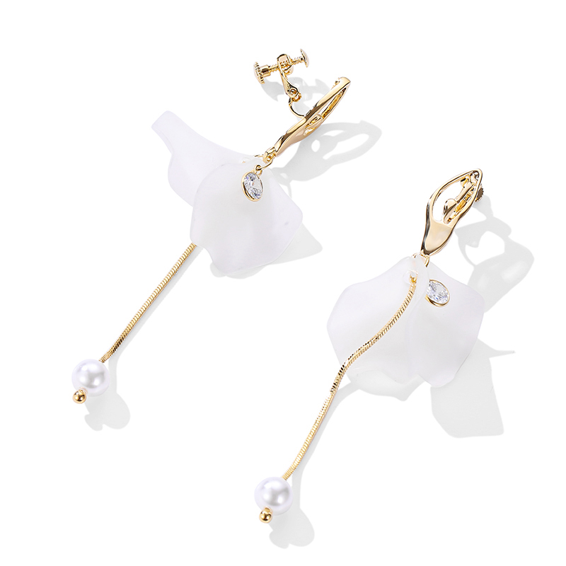 仙氣芭蕾女孩長款垂墜式耳環