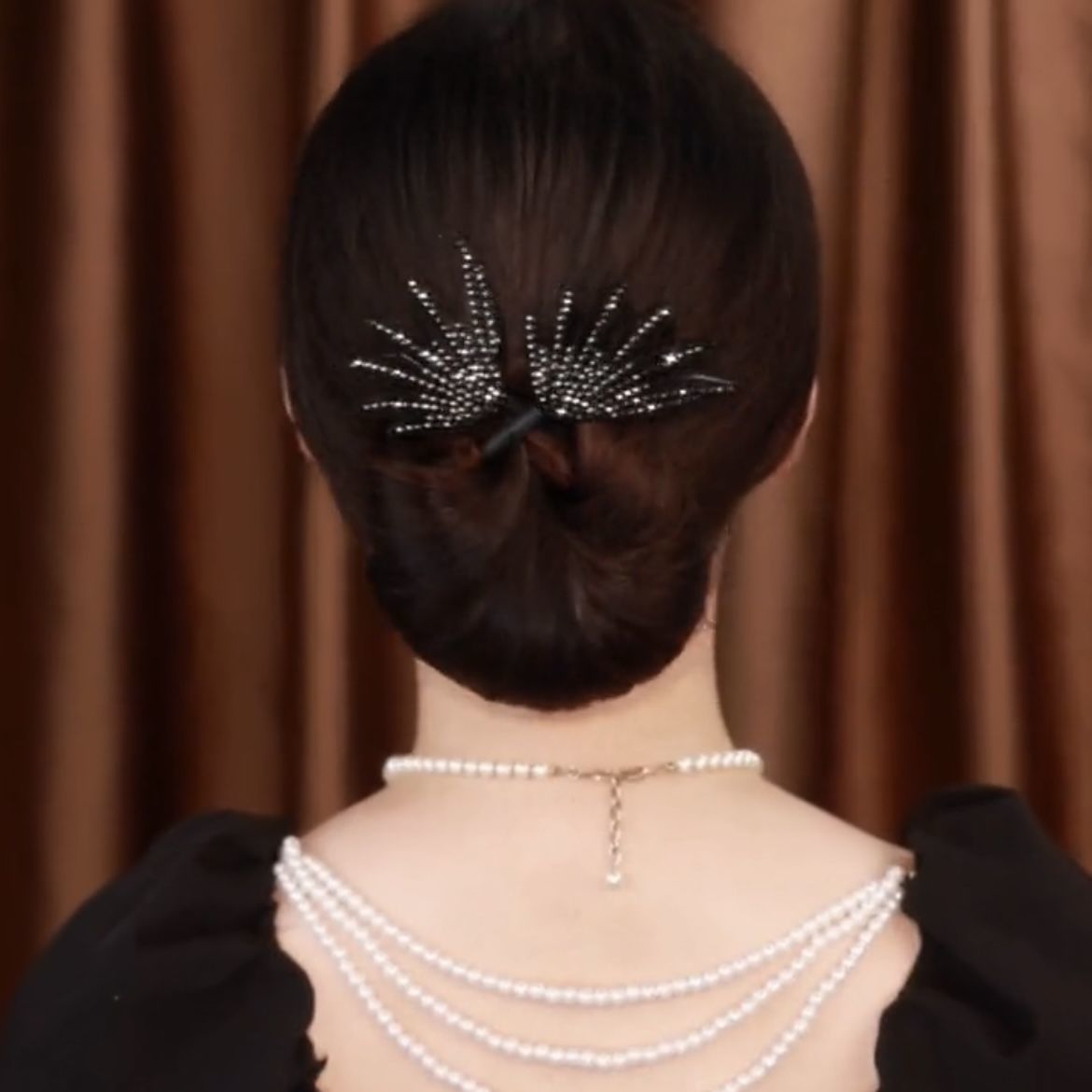 高級感妞妞夾盤髮神器