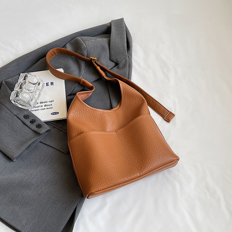 高級感大容量復古托特包