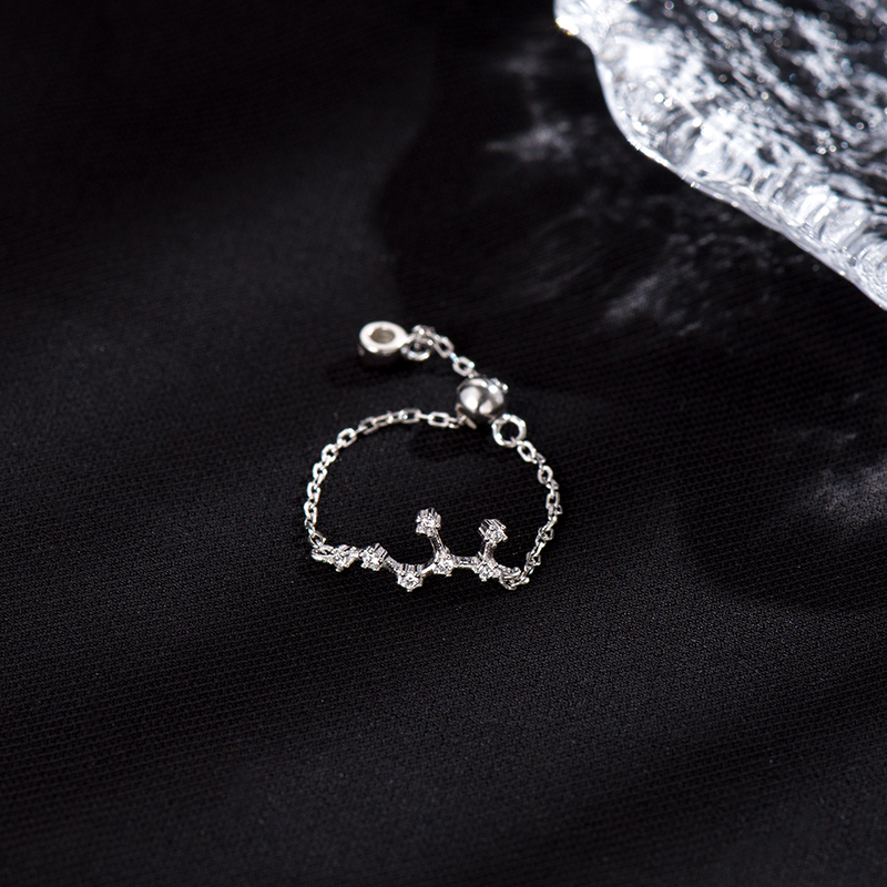 十二星座戒指 | 純銀S925復古素圈指環