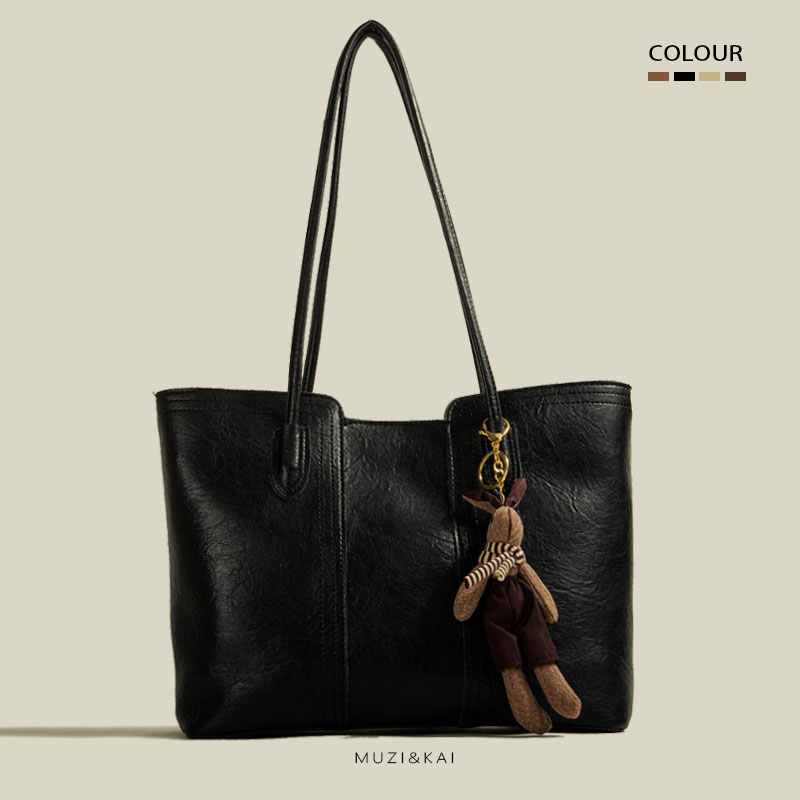 軟皮百搭通勤托特包