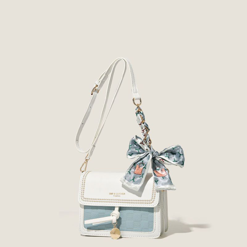 奶油小方包 斜背女包包