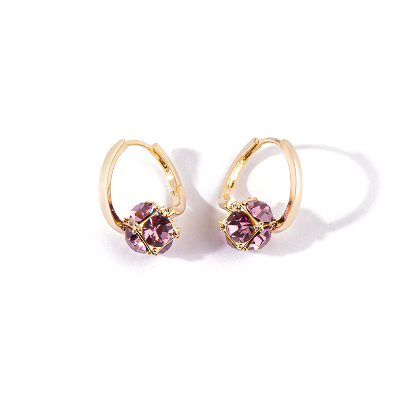 新款一克拉個性耳環